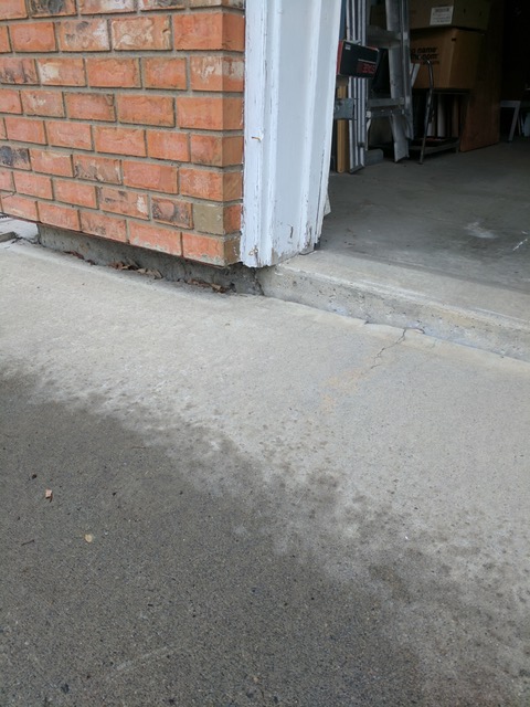 Concrete Driveway Levelling Before