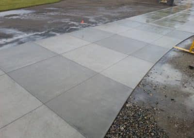 Close-Up of Smooth Sandblast Texture in Calgary, AB